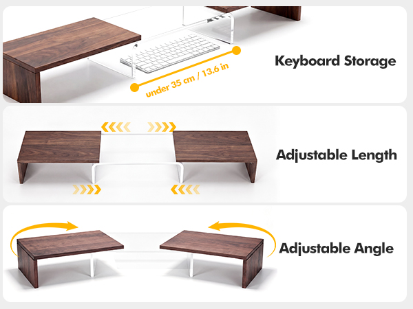 dual monitor riser