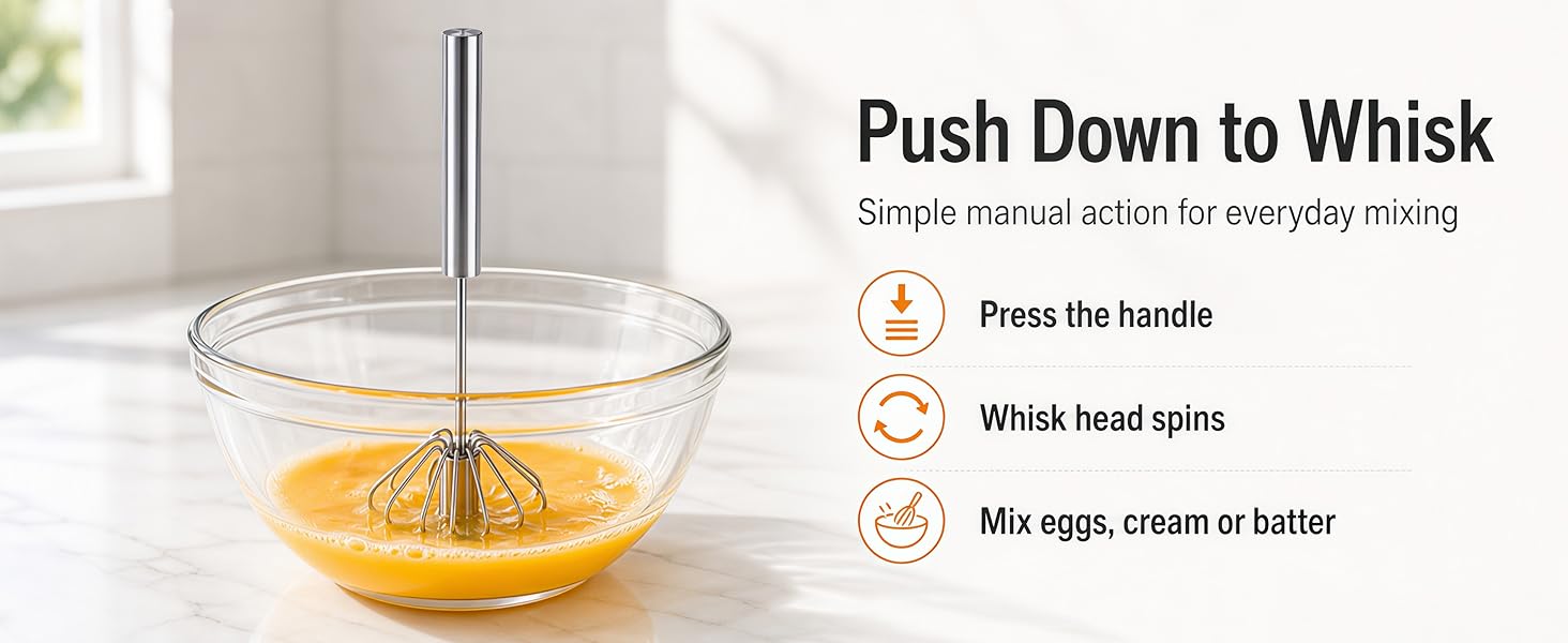 Semi Automatic Whisk