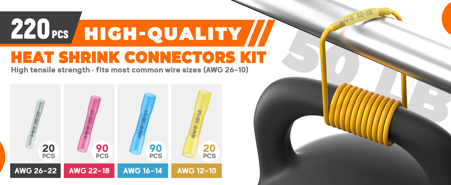 High-Quality Heat Shrink Connectors