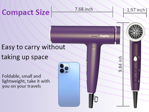 compact blow dryer