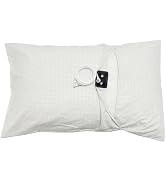 EMIKITS Grounding Pillowcase Upgraded 10% Silver Fiber 90% Organic Cotton, Conductive Grounded Be...