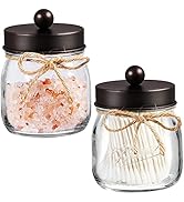 SheeChung Bathroom Organizers and Storage Qtip Holder Bathroom Decorations Vanity Decor Mason Jar...