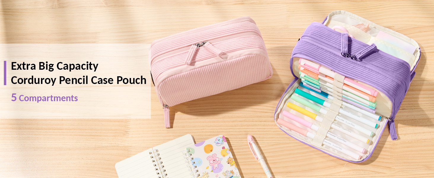 corduroy pencil case