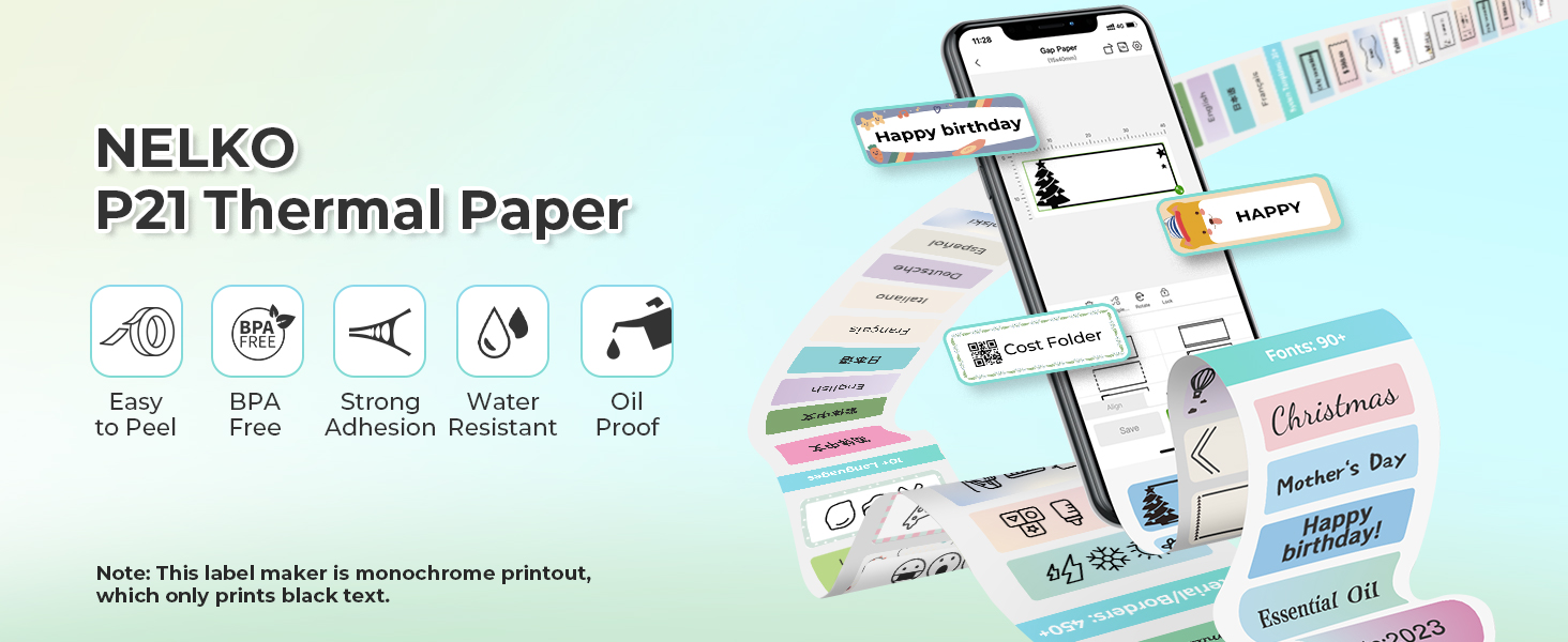 labels sticker label maker tape thermal printer stickers label tape sticker labels for printer