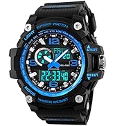 Men's Military Digital Watch Sports Outdoor Waterproof Watches with Date Multi Function Tactics L...