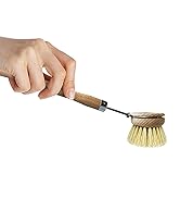 Lola Products &amp;#34;Original&amp;#34; Tampico Vegetable &amp;amp; Dish Wood Brush Sustainble Tampico Bristles Replacement