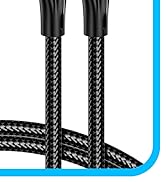 Right Angle USB C to USB C Cable 1FT [2Pack], 60W 90 Degree USB Type C Cable for Car, Android Aut...