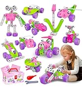 STEM Toys for 4 5 6 7 8+ Year Old Girl Birthday Gifts, Educational Stem Activities Building Toys ...