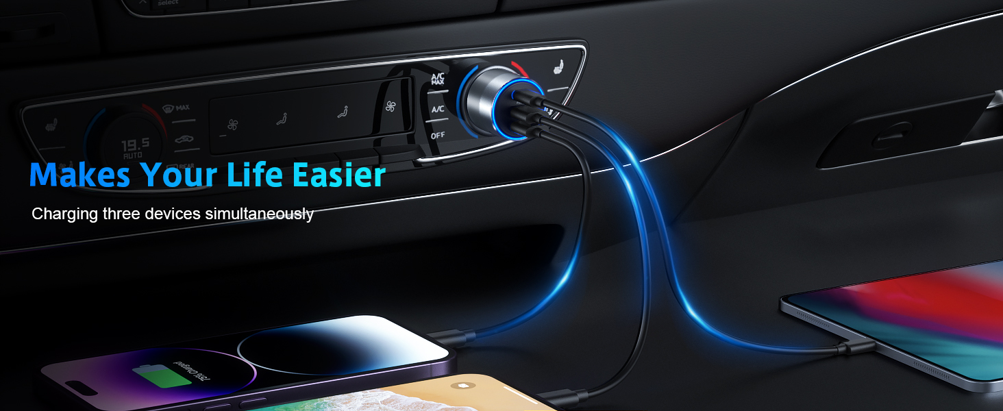 5v 3a type c car chargercharger