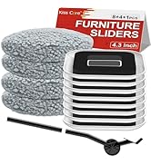 New Upgrade Furniture Sliders, Multi-Surface 3-in-1 Furniture Movers Sliders, Heavy Moving Pads w...