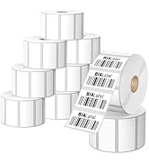 12 Rolls 2" X 1" Thermal Labels, 1300/Roll - Direct Thermal Labels Compatible with Zebra &amp; Rollo ...