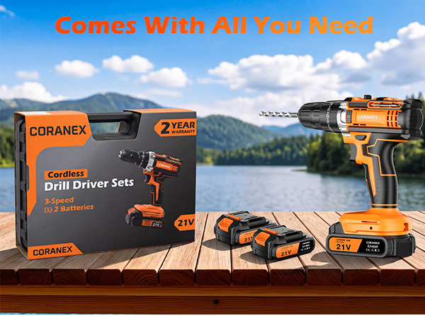 Cordless Drill Set