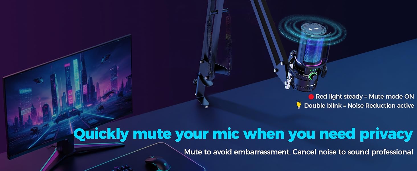 Quickly mute your mic