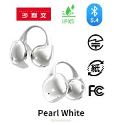 King Lucky Clip-on Earbuds,Open Ear Earbuds Wireless Bluetooth 5.4, Lightweight Open Ear Headphon...