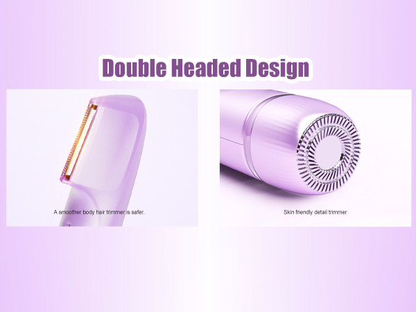 Dual Head Womens Electric Shaver
