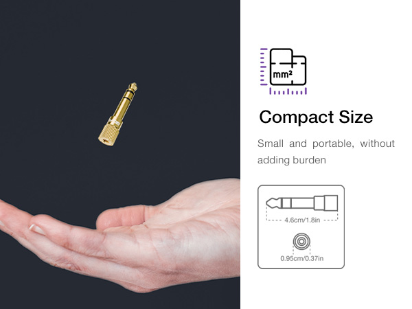 6.35mm to 3.5mm adapter