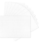 5x7 White Linen Paper Textured Cardstock, Goefun 100 Pack Index Card Wedding Invitation Cardstock...