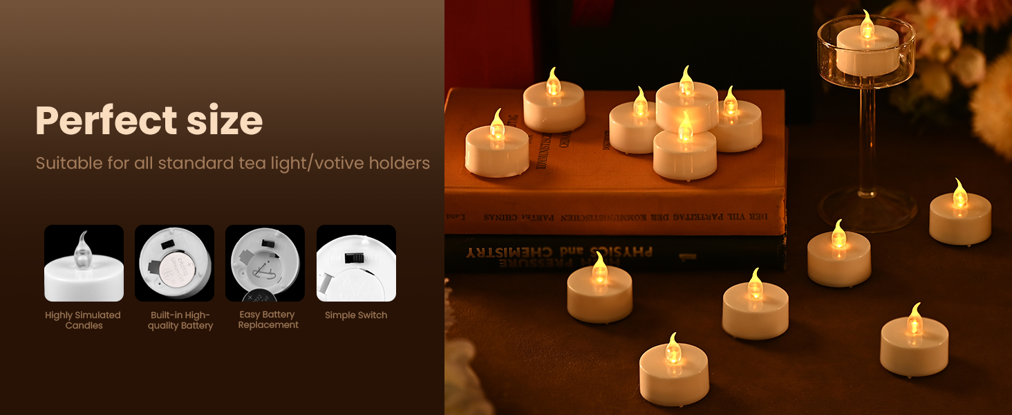 tea lights candles