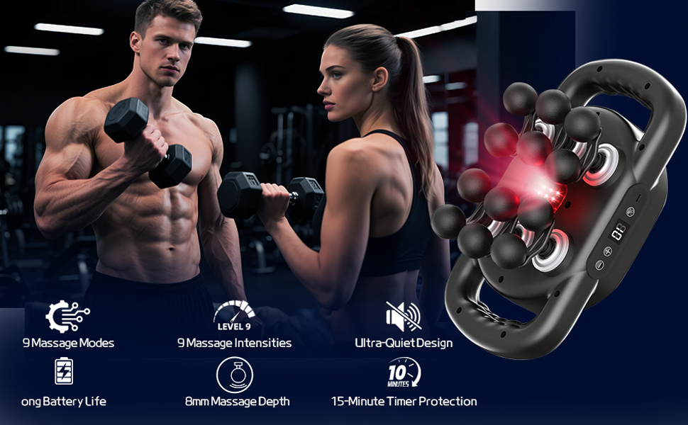 12 Head Massage Gun Deep Tissue