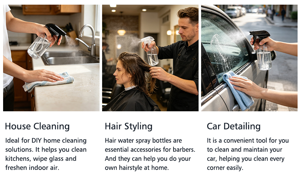 hair spray bottles