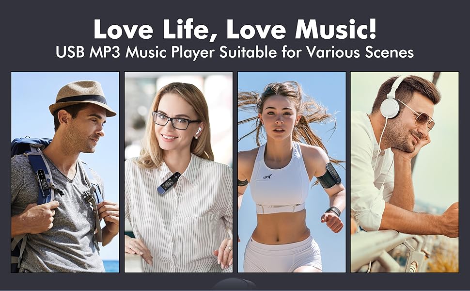 digital audio player walkman mp3 player for sports running mp3 player bluetooth music player clip