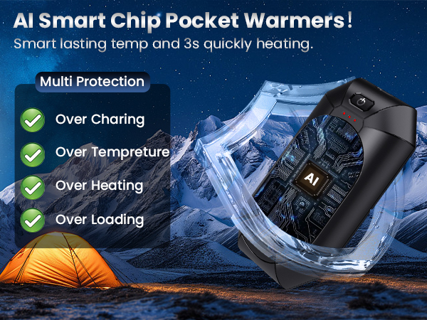 AI rechargeable hand warmers