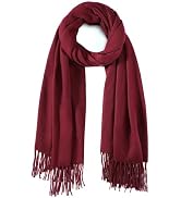 Scarf for Women - Women's Fall Winter Scarfs, Classical Scottish Checked Long Shawl Wrap Scarf, W...