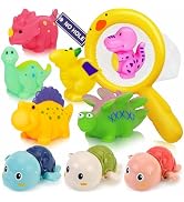 Bath Toys for Kids Ages 1-3 - Mold Free Baby Toddler Bath Toys 6-12-18 Months - No Hole Bathtub T...