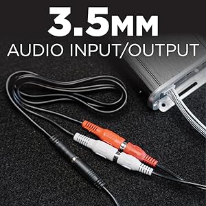 3.5mm audio input/output