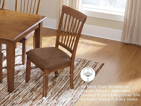 Key feature close up of the cushioned microfiber seat and spindle backrest