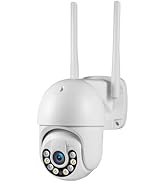 HOAYVKJ 2K Dual-Light Outdoor Security Dome Camera, AI Human Detection &amp; Auto Tracking, H.265AI L...