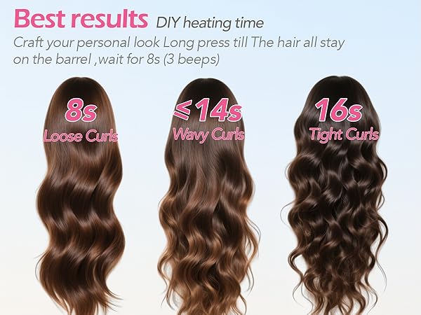 extra-long barrel styles 12''-30'' length hair effortlessly