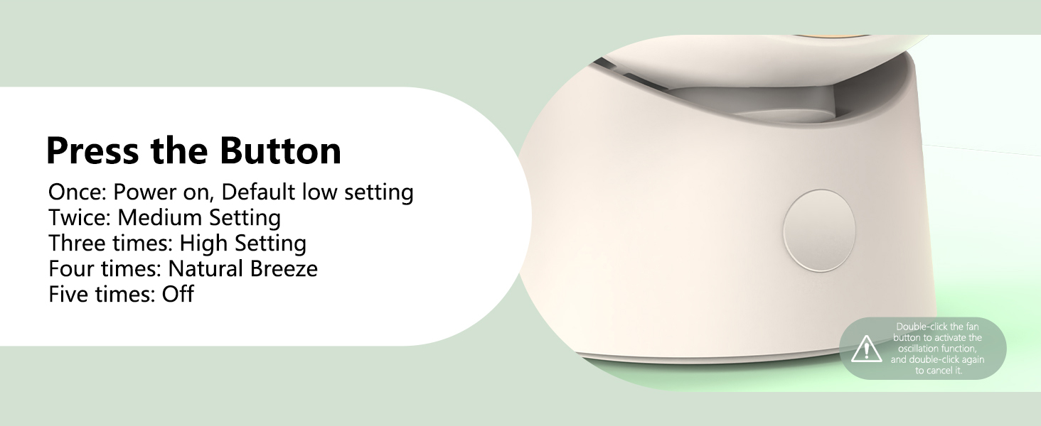 Mini Desktop Circulating Fan