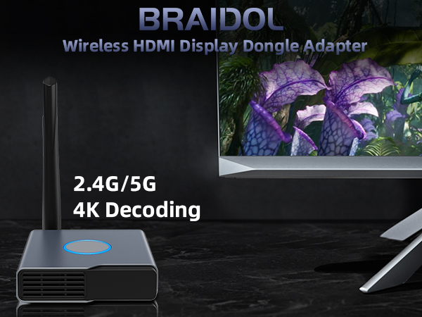 Wireless HDMI Display Dongle Adapter