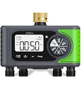 4 Zone Water Timer, Digital Water Timers for Garden Hose, Automatic Sprinkler Timer for Garden Ho...