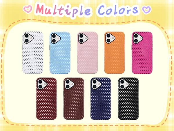 polka phone case magnetic case shockproof phone cover durable
