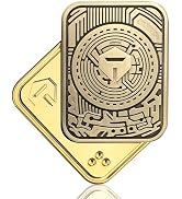 Cool Chip Fidget Slider for Kids, Fidget Toys Adults Metal Magnetic Fidgets Desk Toys, EDC Gadget...