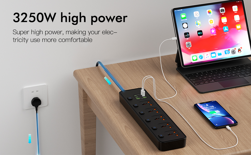Travel Plug Power Strip