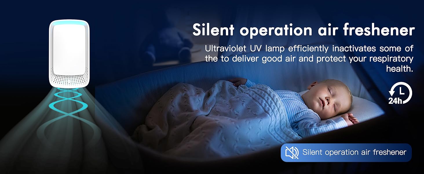 Silent operation air freshener