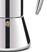 DITOSH 12 Cup Thickened 304 Stainless Steel Moka Pot Stovetop Espresso Maker Espresso Maker Cafet...