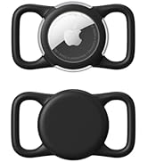 Waterproof Airtag Holder for Dog Collar, Soft Full-Body Protective Airtag Holder for Dog &amp; Cat Co...