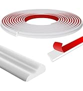moonoom 20 Ft x 0.9''Wall Decoration Molding Trim,Self-Adhesive 3D Chair Rail Panel Molding, Flex...