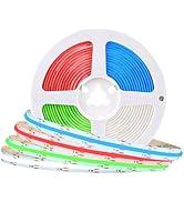 TUNICHX RGBCCT FCOB COB RGB LED Strip Light DC24V LED Strip Light Flexible Dimmable LED Strips,16...