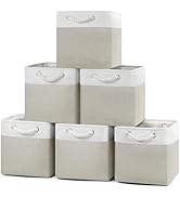 Posprica 11×11 Storage Cubes, Collapsible Storage Bins Organizer for Closet, Fabric Storage Box w...