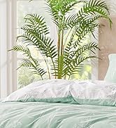 Love's cabin Sage Green Comforter Set Full - Full Size Comforter Set, 3 Pieces Cute Floral Beddin...