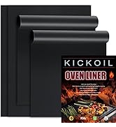Oven Liners for Bottom of Oven/Electric Oven/Gas Oven/Toaster Oven/Air Fryer,Nonstick Teflon Heav...