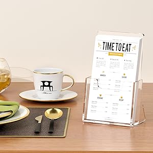 menu holder