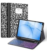 Supveco Keyboard Case for Samsung Galaxy Tab A11+ Plus 11 inch 2026 Model (SM-X230/X236/X238)-7 C...