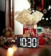DreamSky Small Digital Alarm Clock for Bederoom, Large Big Numbers Display with Dimmer for Living...