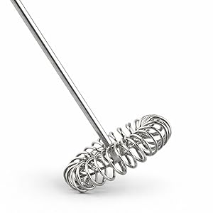 Durable stainless steel whisk